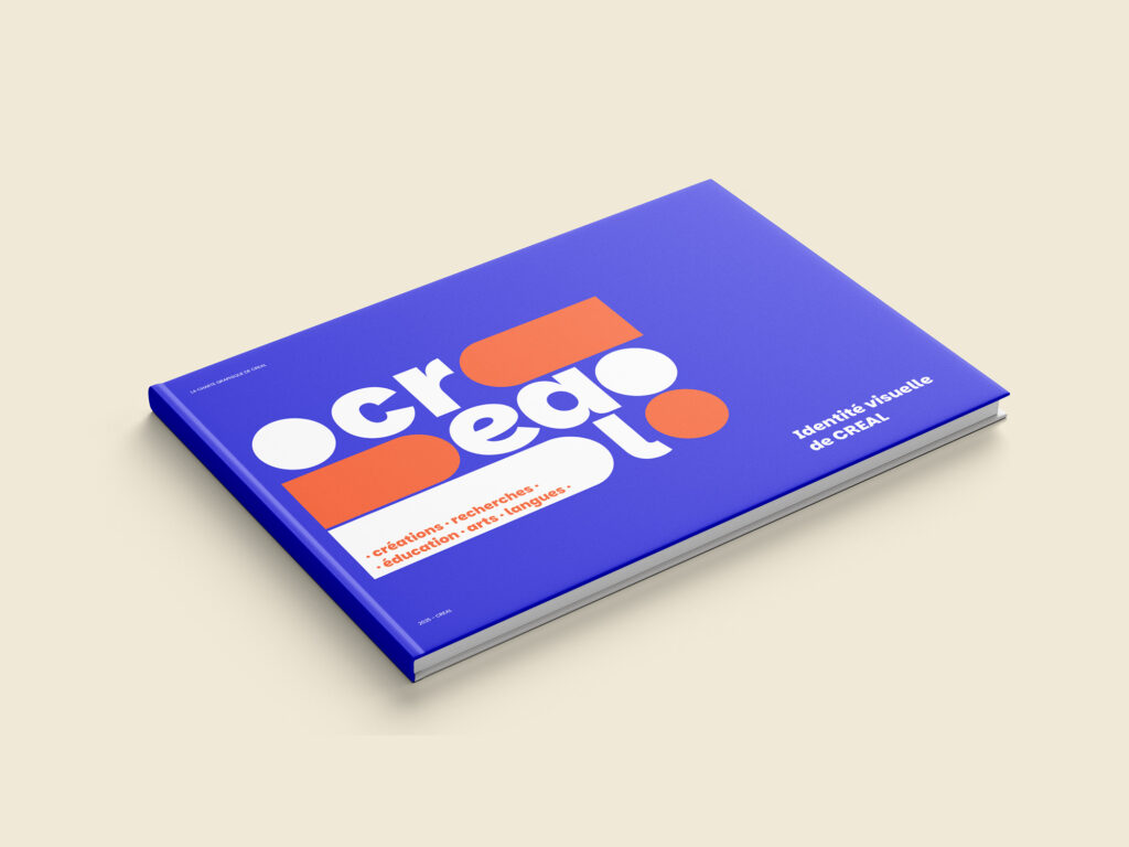 Mockup de la nouvelle identité visuelle du CREAL.