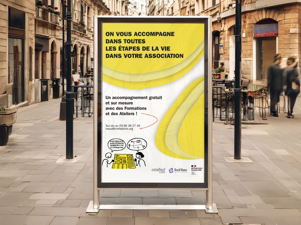 Affiche de l’initiative d’accompagnement associatif Guid’Asso.